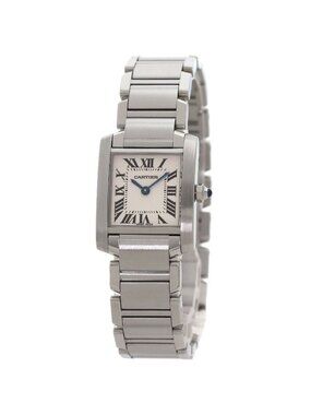 Cartier Q3 Tank Francaise Watch SS